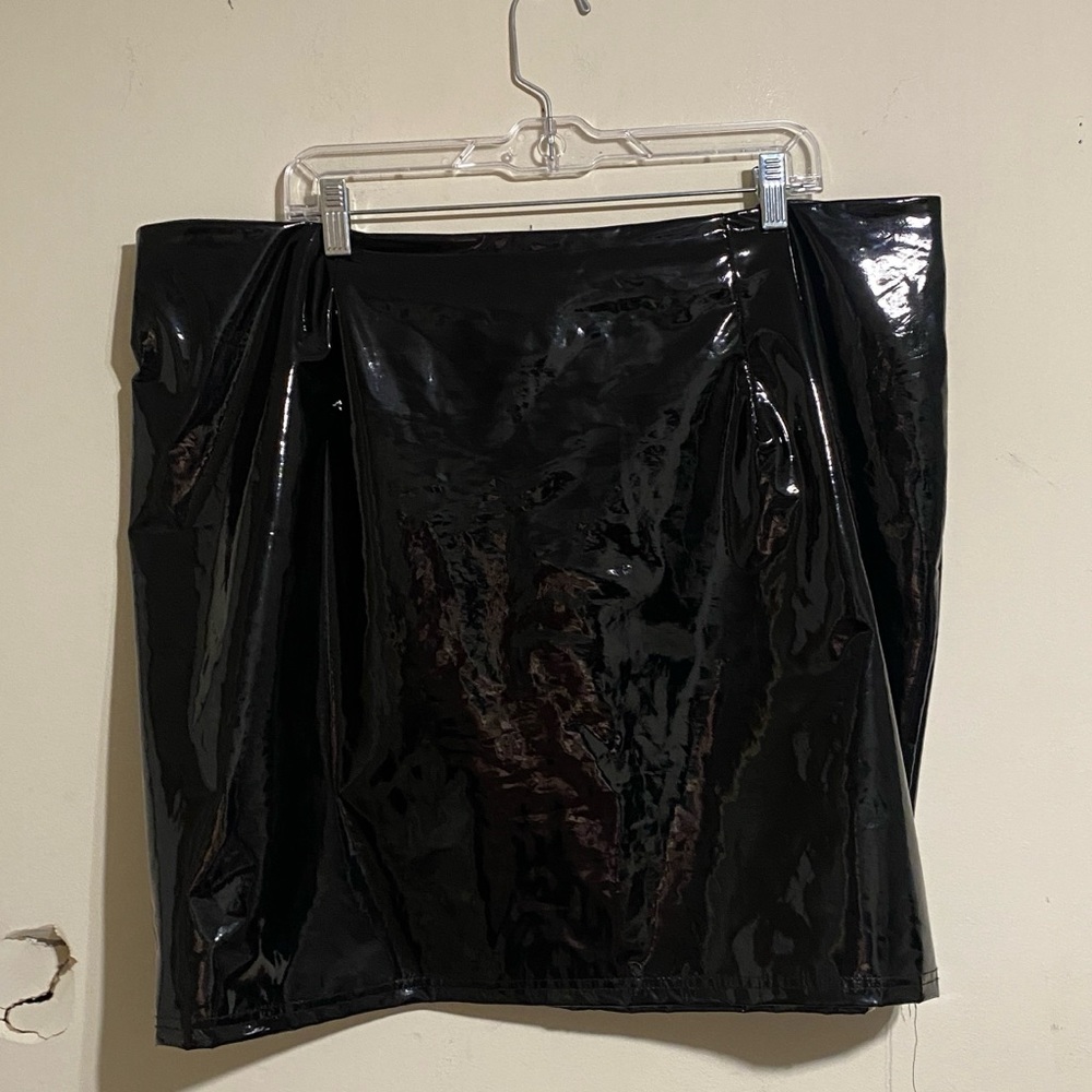 SHEIN SXY Plus PU Leather Bodycon Skirt Sz 3x or 18